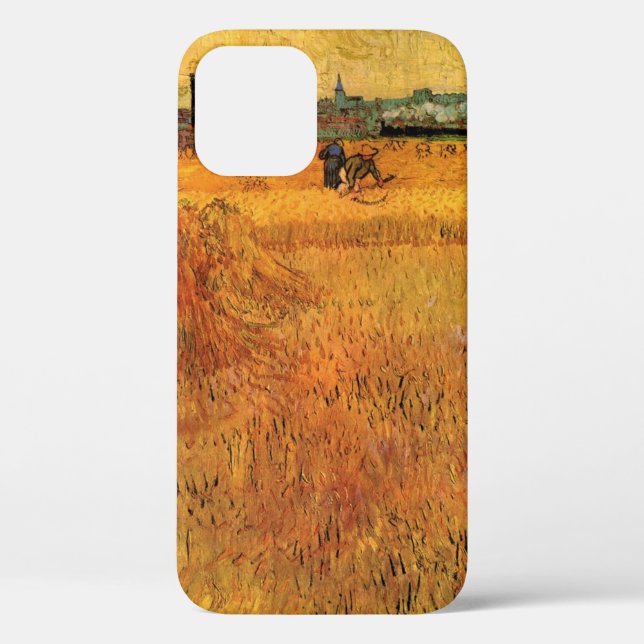 Arles: View from Wheat Fields by Vincent van Gogh Case-Mate iPhone Case (Back)