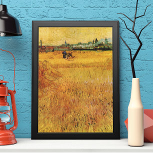 Arles: View from Wheat Fields by Vincent van Gogh Poster