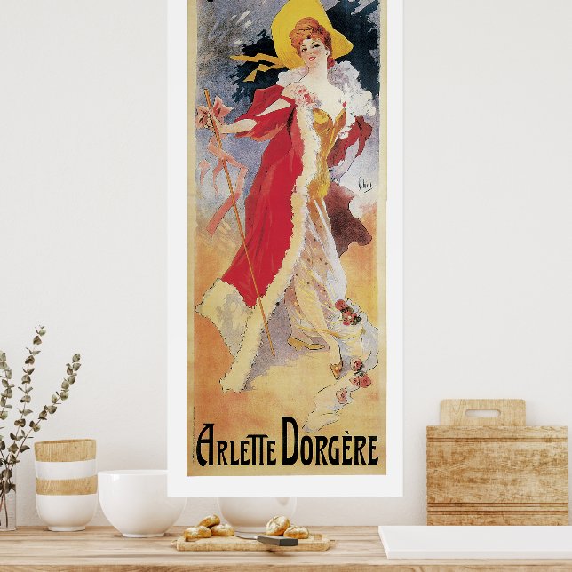 Arlette Dorgere, 1904 Art Nouveau Poster | Zazzle