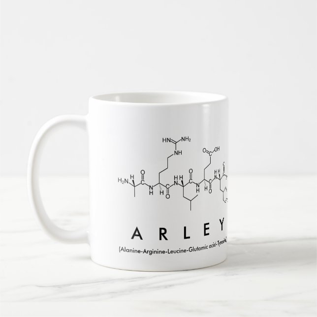 Arley peptide name mug (Left)