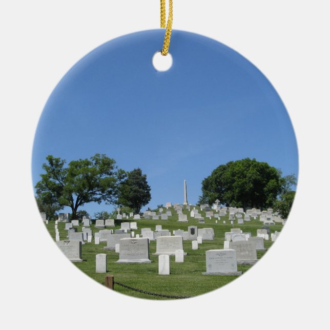 Arlington Cemetery Ceramic Ornament (Front)