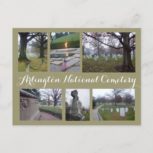 Arlington Cemetery Collage Postcard