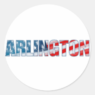 Arlington Classic Round Sticker