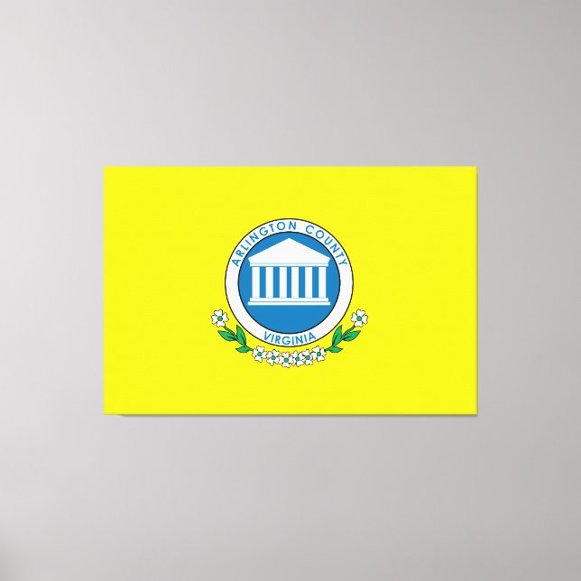 Arlington County flag Canvas Print (Front)