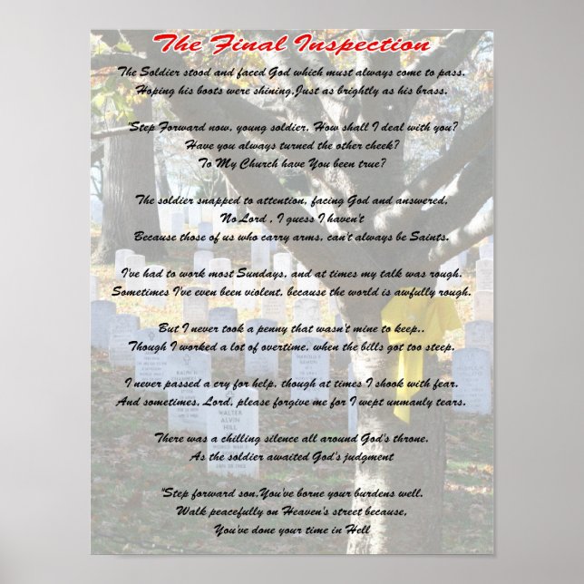 Arlington Final Insection Poster (Front)