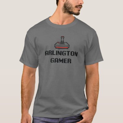 Arlington Gamer 8-Bit City T-Shirt