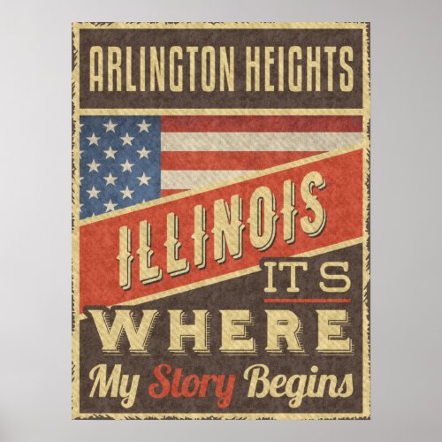 Arlington Heights Illinois Poster