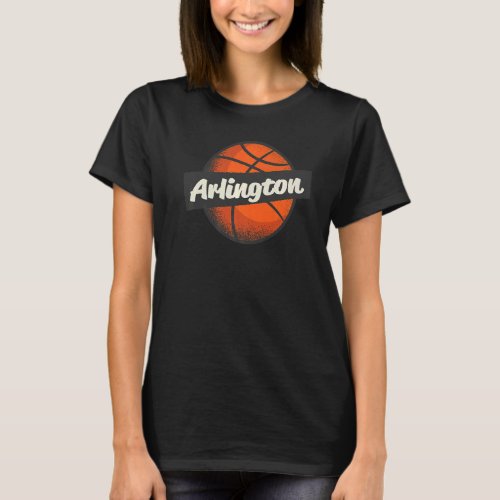Arlington Hometown Basketball Player Sports T_Shirt