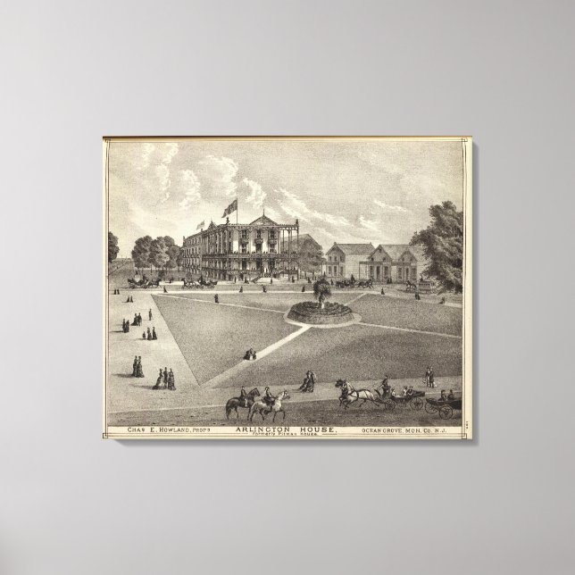 Arlington House, Ocean Grove, NJ Canvas Print (Front)