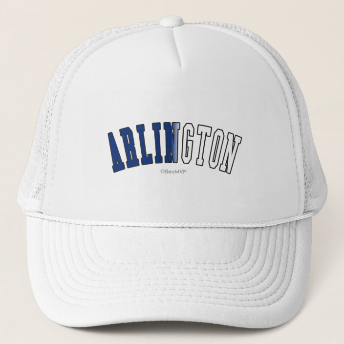 Arlington in Virginia State Flag Colors Hat