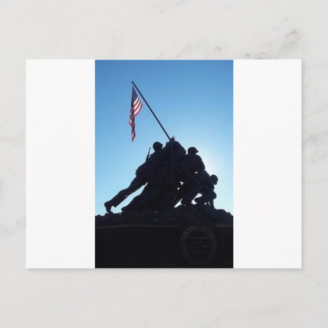 Arlington Iwo Jima Postcard (Front)