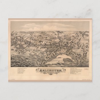 Arlington Massachusetts (1884) Postcard by TheArts at Zazzle