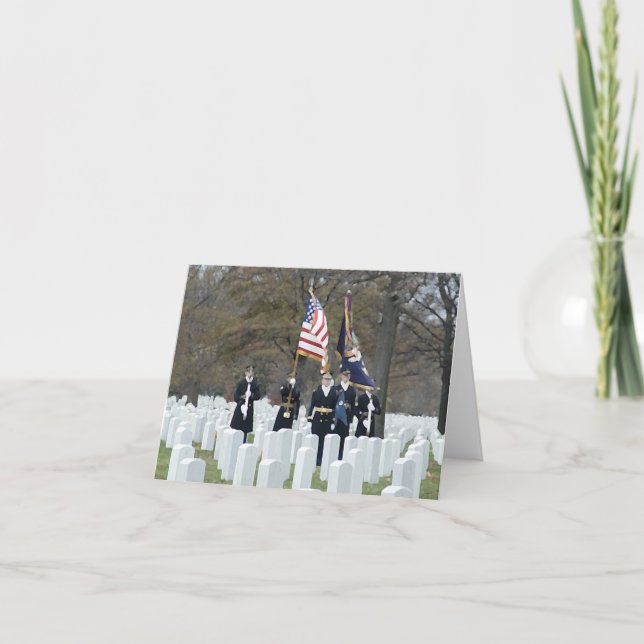 Arlington National Cemetery Honor Guard Card (Front)