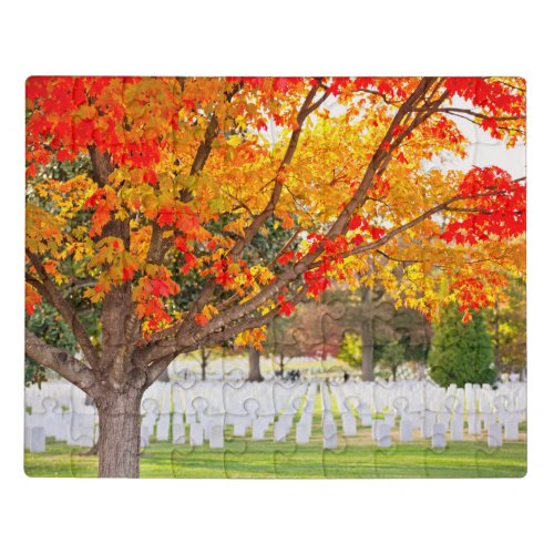 Arlington National Cemetery in Autumn Jigsaw Puzzle