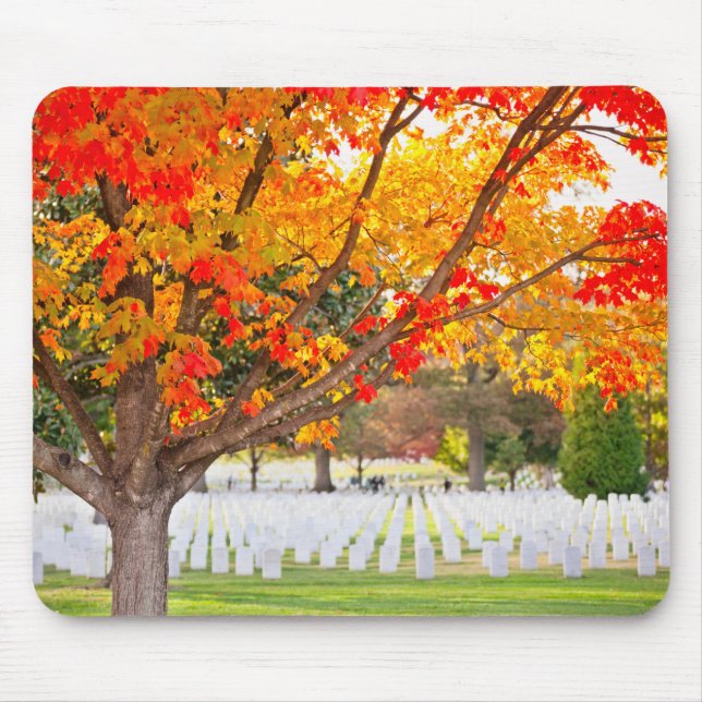 Arlington National Cemetery in Autumn Mouse Pad (Front)