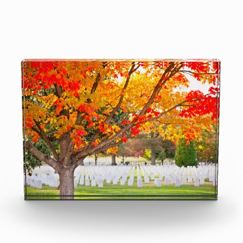 Arlington National Cemetery in Autumn Photo Block