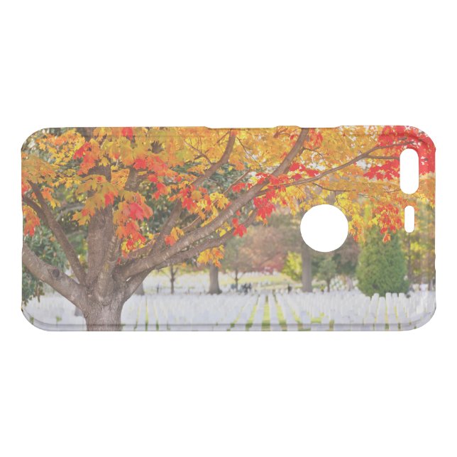 Arlington National Cemetery in Autumn Uncommon Google Pixel Case (Back (Horizontal))