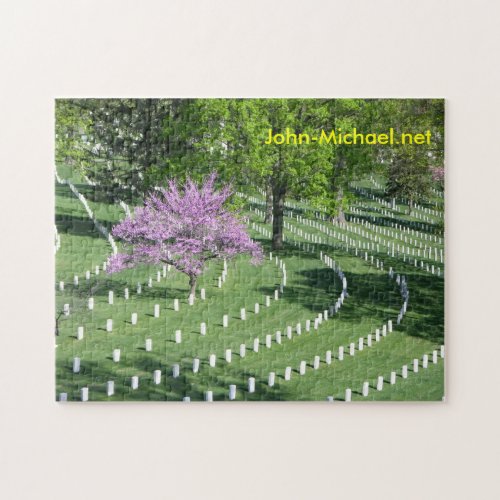 Arlington National Cemetery Section 34 Springtime Jigsaw Puzzle