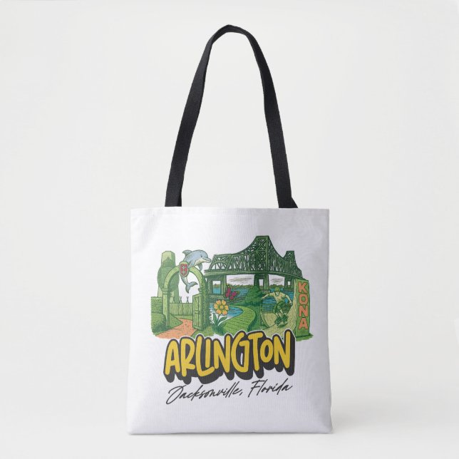 Arlington Neighborhood Tote Bag (Front)