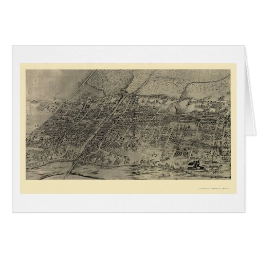 Arlington NJ Panoramic Map _ 1907