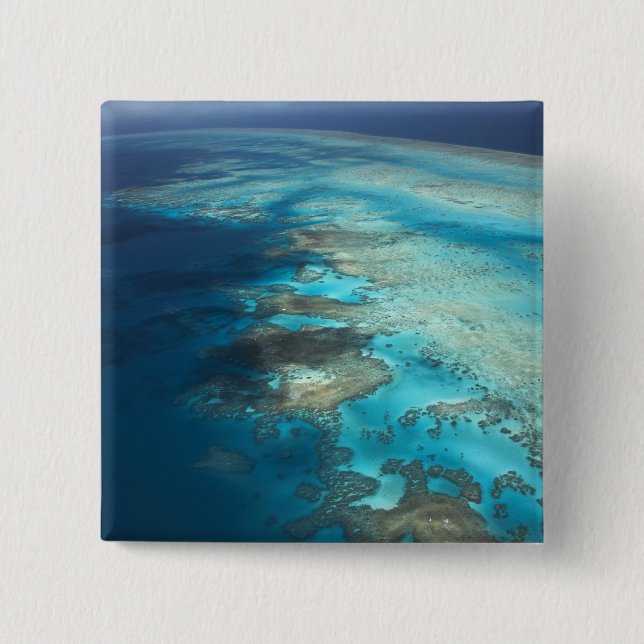 Arlington Reef, Great Barrier Reef Marine Park, Pinback Button (Front)