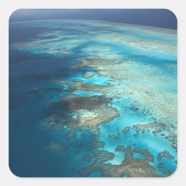 Arlington Reef, Great Barrier Reef Marine Park, Square Sticker (Front)