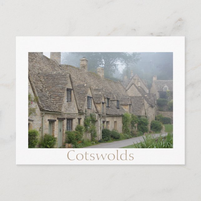 Arlington Row houses, Bibury in the Cotwolds Postcard (Front)