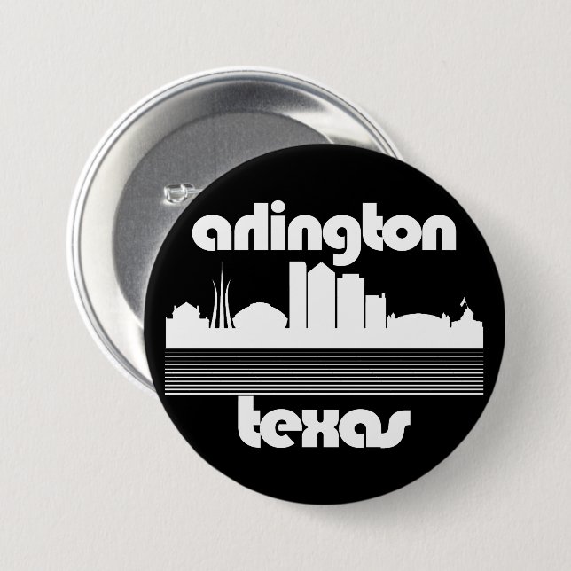 Arlington,Texas Button (Front & Back)