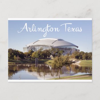 Arlington  Texas Dallas Cowboys Stadium Postcard by merrydestinations at Zazzle