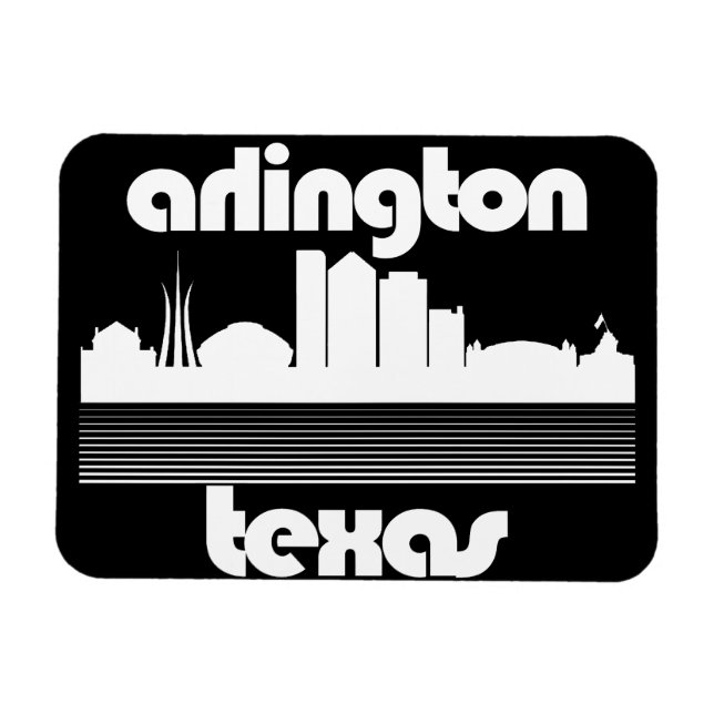 Arlington,Texas Magnet (Horizontal)