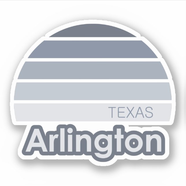 Arlington Texas Sticker (Front)