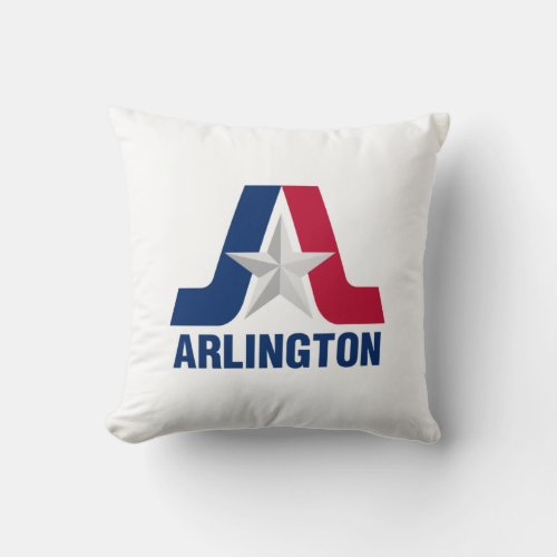 Arlington Texas Throw Pillow