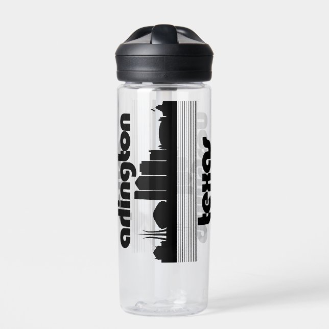 Arlington,Texas Water Bottle (Front)