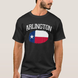 ARLINGTON TX TEXAS Flag Vintage USA Sports Men Wom T-Shirt