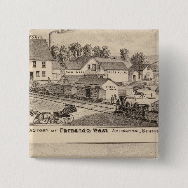 Arlington Vermont Button (Front)