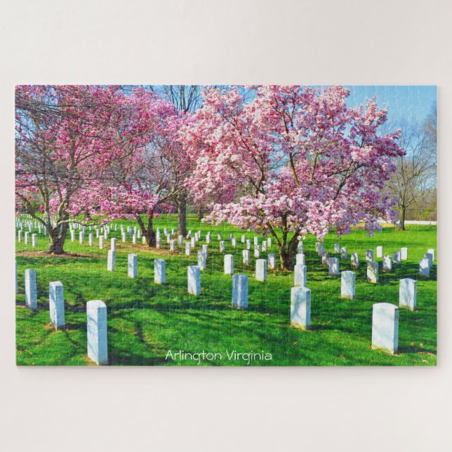 Arlington Virginia.Christmas Greetings Jigsaw Puzz Jigsaw Puzzle (Horizontal)
