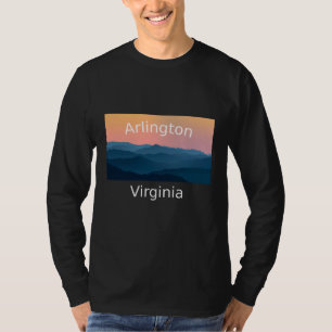 Arlington Virginia Mountain sunset hometown T-Shirt