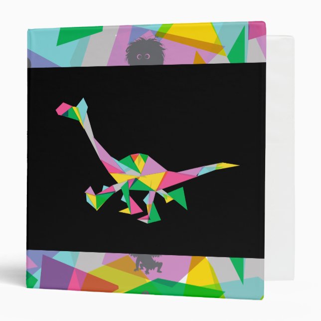 Arlo Abstract Silhouette 3 Ring Binder (Front/Inside)