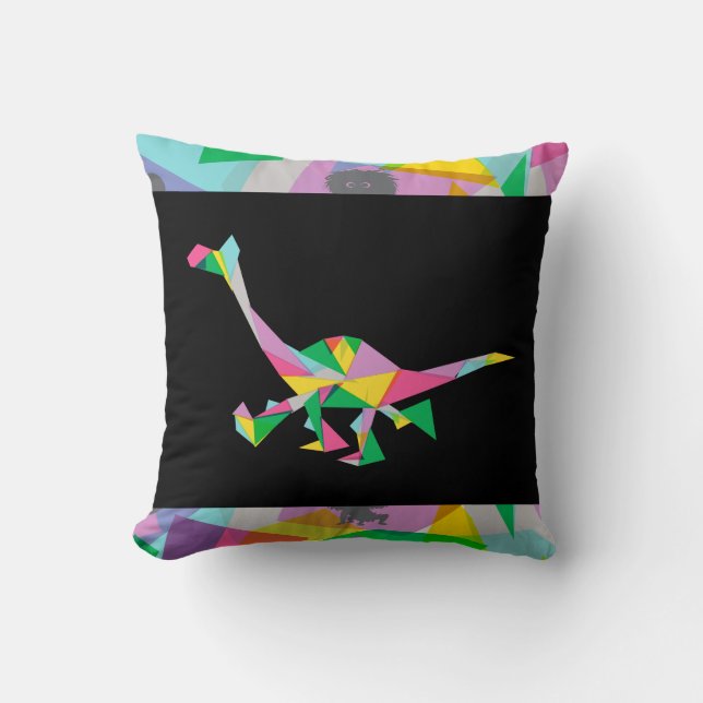 Arlo Abstract Silhouette Throw Pillow (Front)