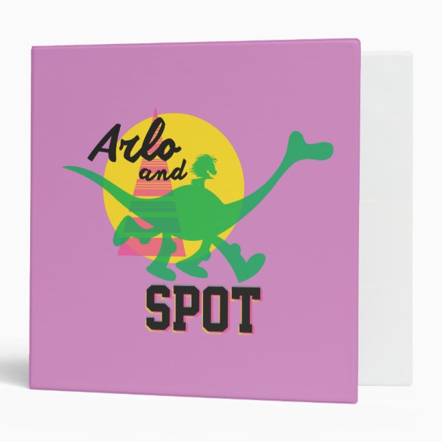 Arlo And Spot Sunset Binder (Front/Inside)