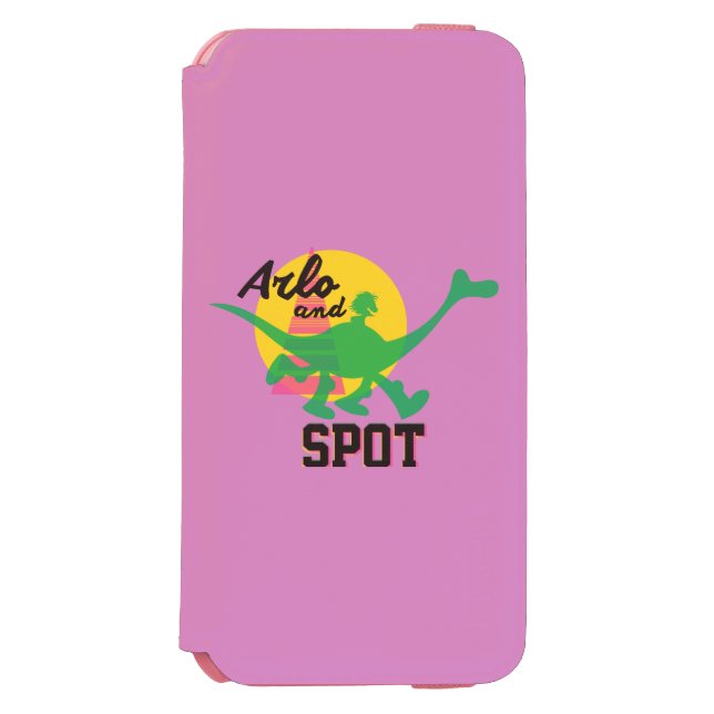 Arlo And Spot Sunset Incipio iPhone Wallet Case (Folio Front)