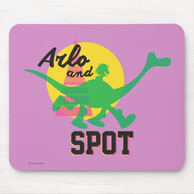 Arlo And Spot Sunset Mouse Pad (Front)