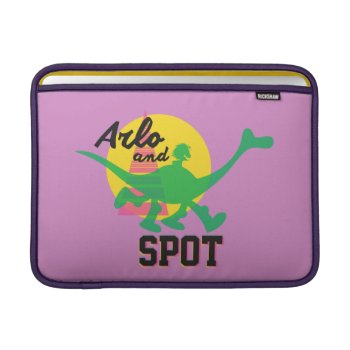 Arlo And Spot Sunset Sleeve For Macbook Air by gooddinosaur at Zazzle