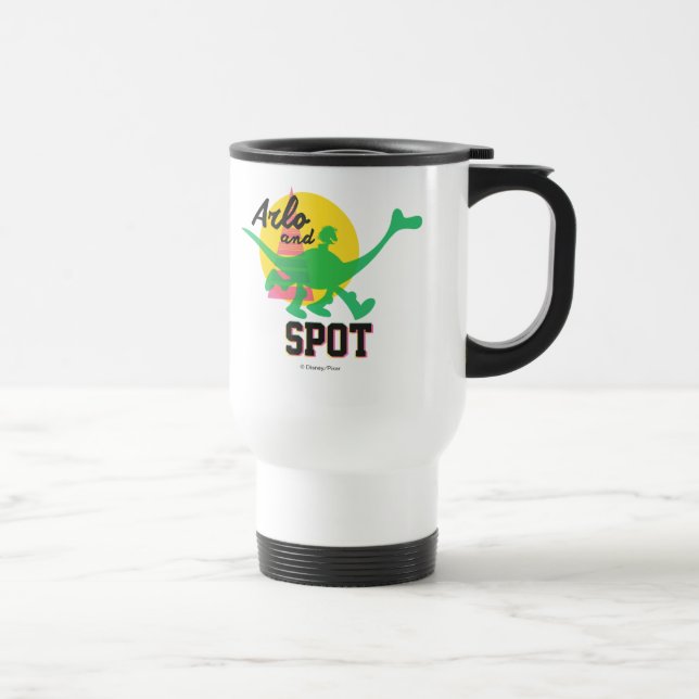 Arlo And Spot Sunset Travel Mug (Right)