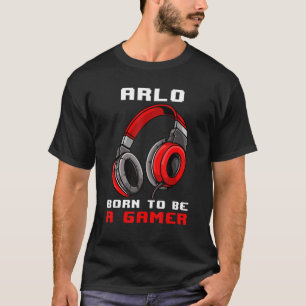 Arlo Born To Be A Gamer Personalized T-Shirt