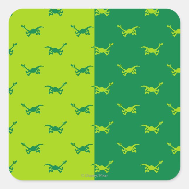 Arlo Half Color Running Square Sticker (Front)