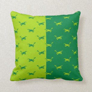 Arlo Half Color Running Throw Pillow