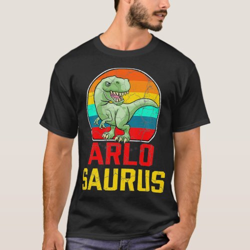 Arlo Saurus Family Reunion Last Name Team Funny Cu T_Shirt