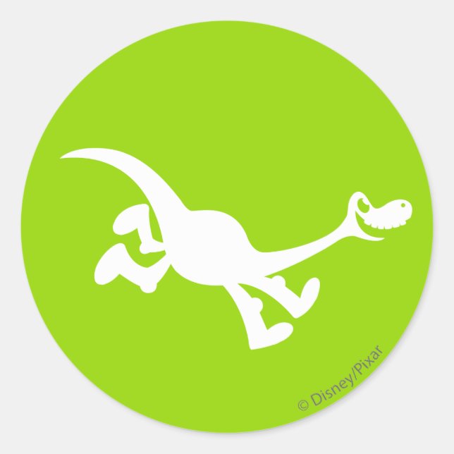 Arlo Silhouette Classic Round Sticker (Front)