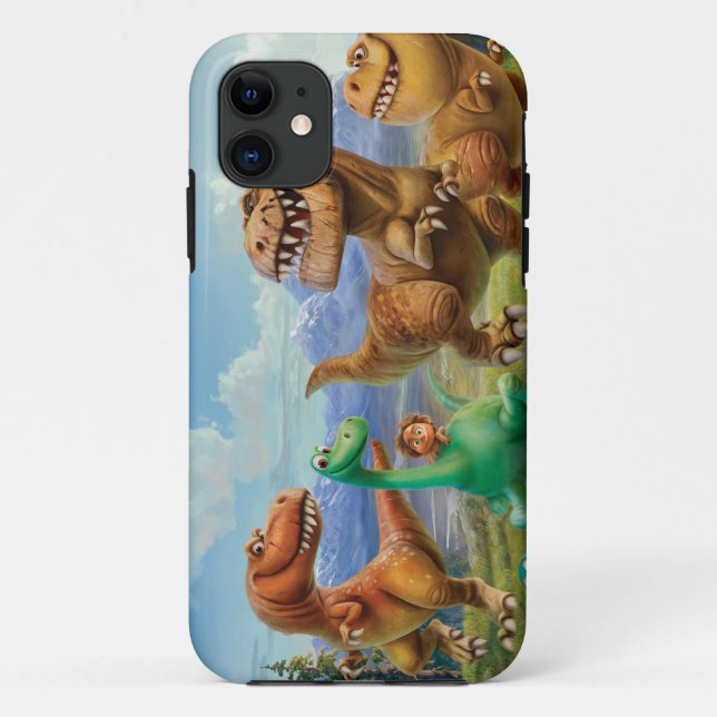 Arlo, Spot, and Ranchers In Field Case-Mate iPhone Case (Back)